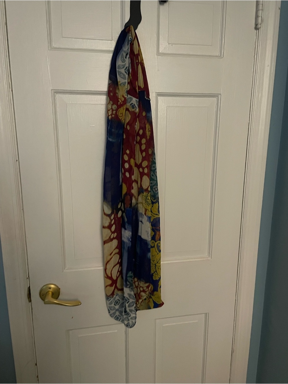 Multicolor Floral Pattern infinity lightweight Scarf